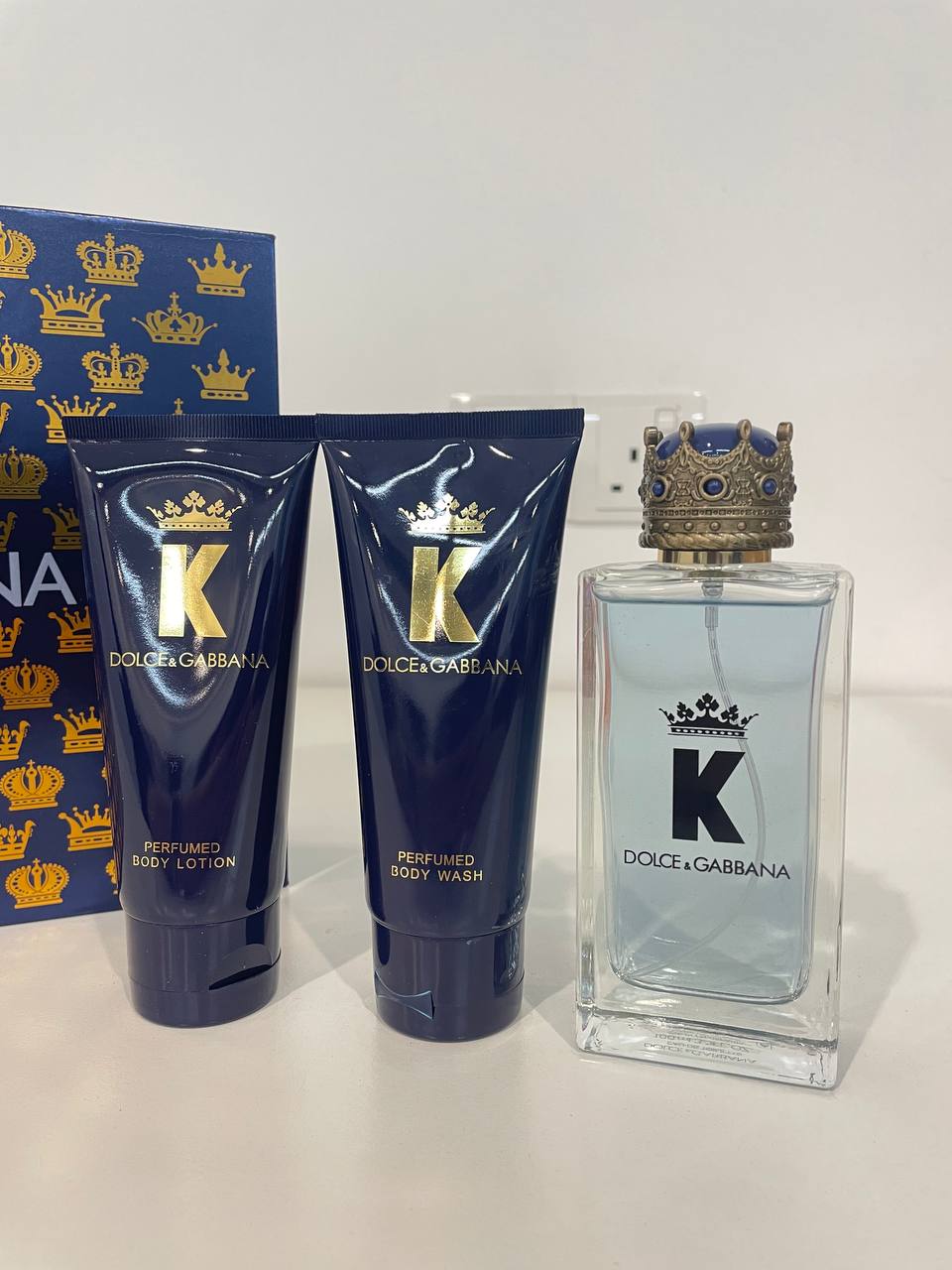 DOLCE & GABBANA 3IN1 SET (SHOWER GEL , D&G K EDT , BODY LOTION)