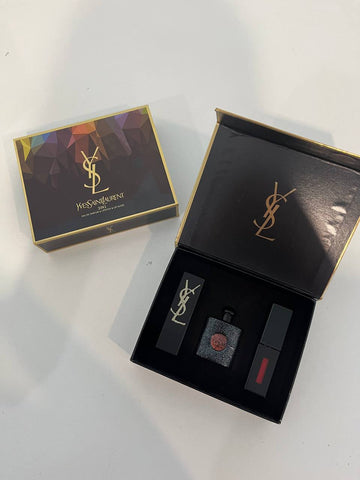 YSL 3IN1 SET (EDP 7.5ML & LIPSTICK & LIP GLAZE)