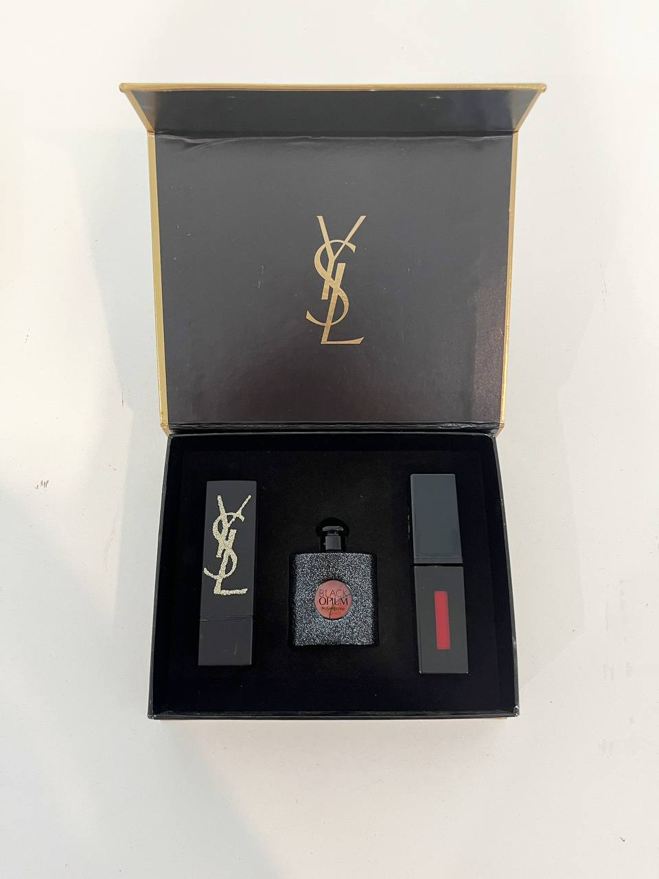 YSL 3IN1 SET (EDP 7.5ML & LIPSTICK & LIP GLAZE)