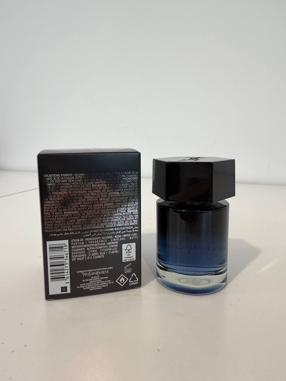 YSL LA NUIT DE L'HOMME BLEU ELECTRIQUE EDT INTENSE 100ML