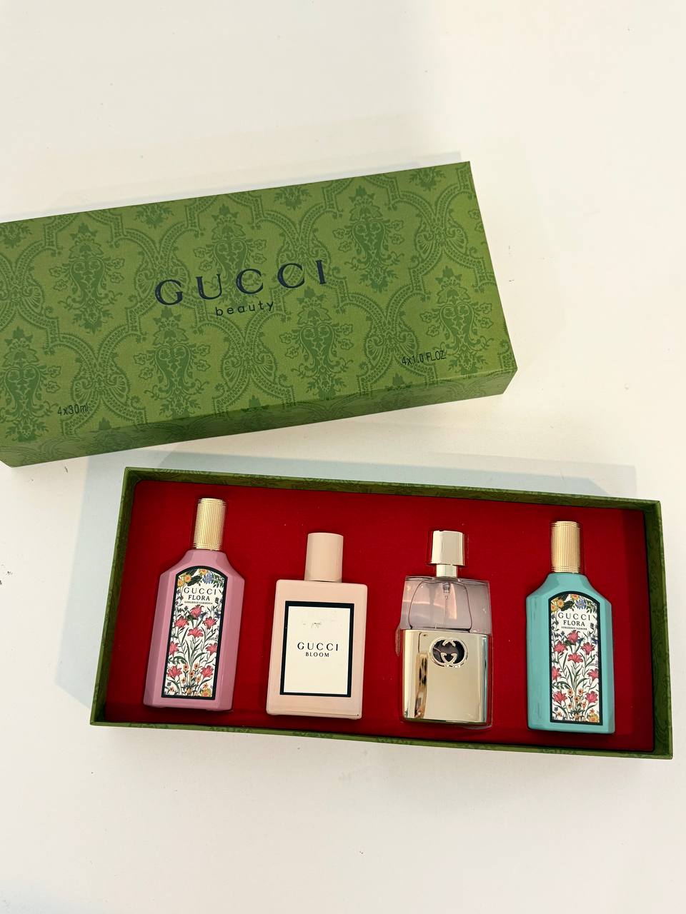 GUCCI BEAUTY GREEN BOX SET 4IN1 (4X30ML)