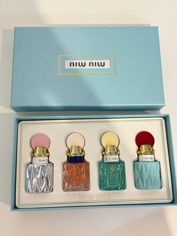 MIU MIU 4IN1 BLUE BOX SET (DEMO DEFECT)