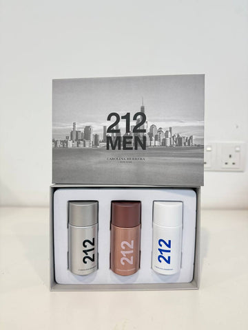 CAROLINA HERRERA 212 MEN SET 3IN1 (3X30ML)