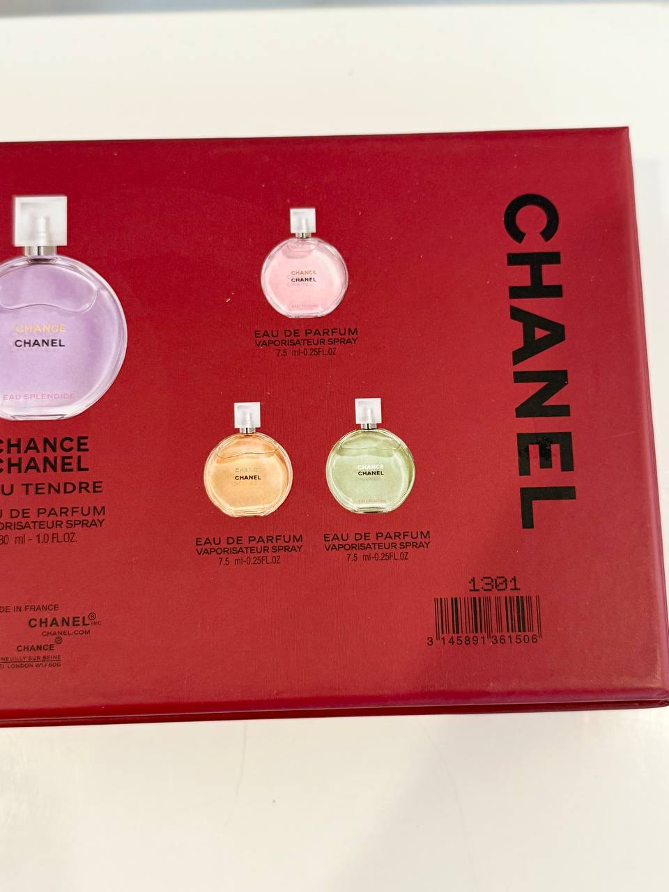CHANEL SET 6IN1 (RED BOX)