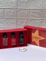 GIORGIO ARMANI SI SET (4X30ML) RED BOX (STAR)